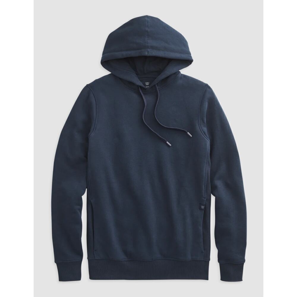 ACE Pullover Hooded French Terry Sweatshirt Navy Blue sz XL Lounge Preppy Basic - Picture 1 of 12